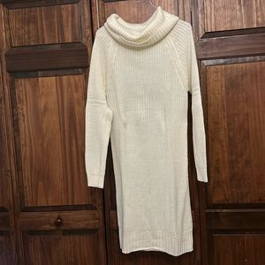 White sweater dress, Fashion Nova, Size 1X